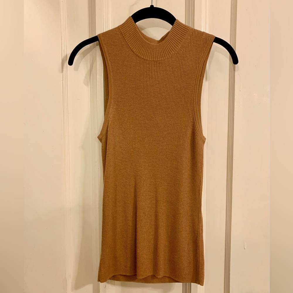 NAADAM Silk/Cashmere Mock Turtleneck Top